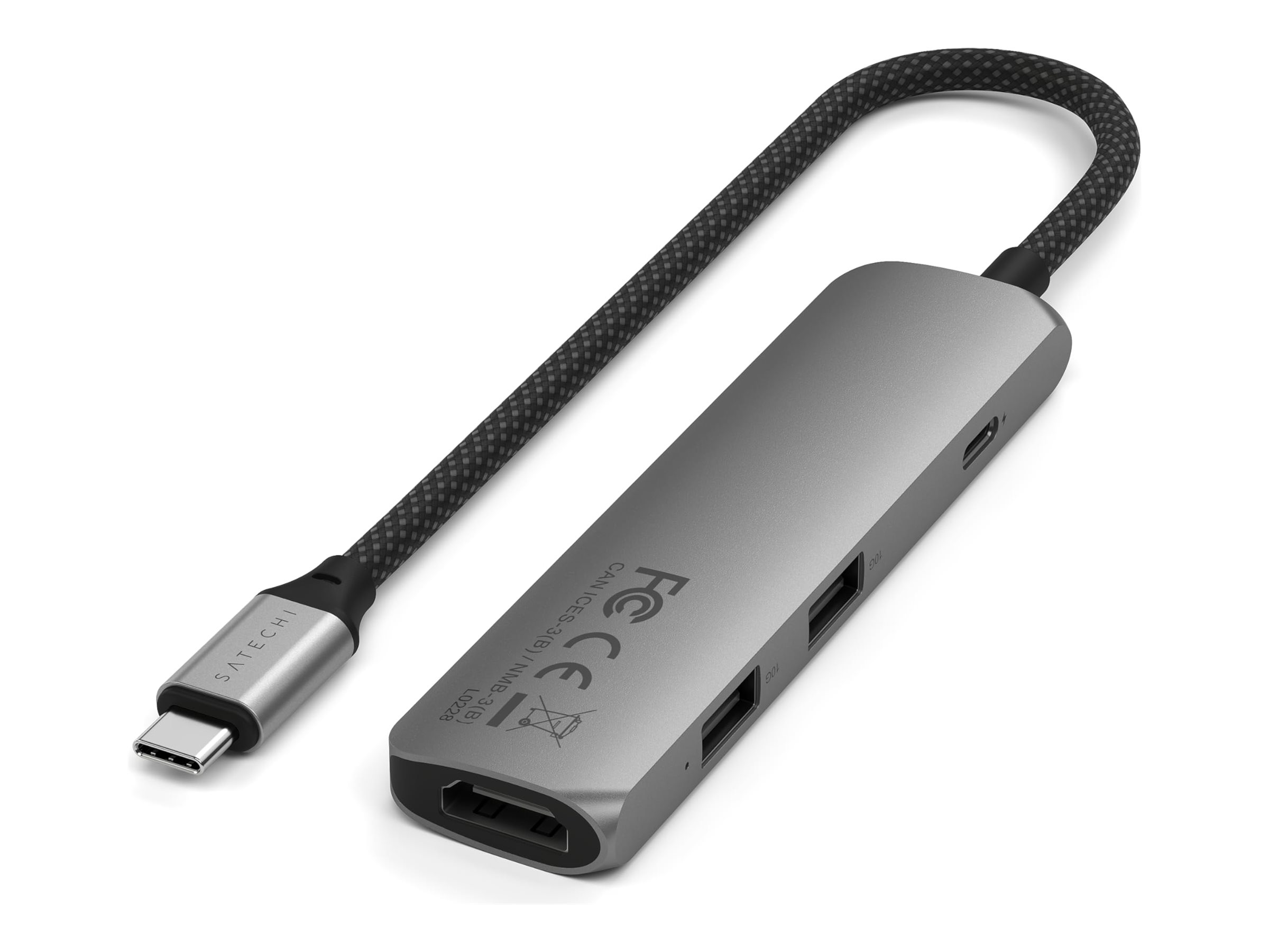 Satechi 4-in-1 - Dockingstation - USB-C / USB