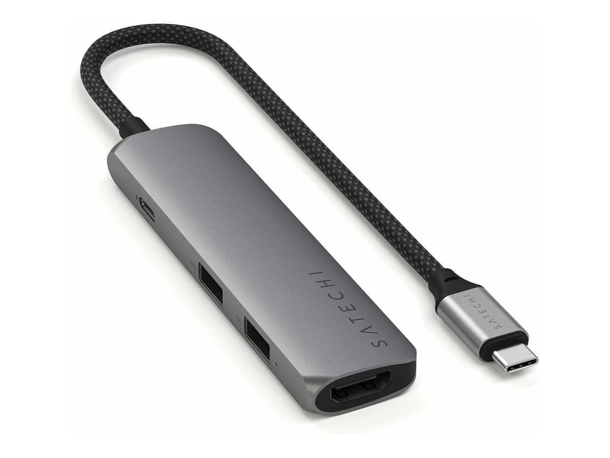 Satechi 4-in-1 - Dockingstation - USB-C / USB