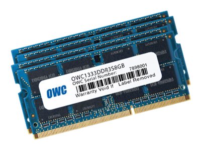 OWC 4x 8GB, 1333MHz, DDR3, PC10600 memory module 32 GB 4 x 8 GB