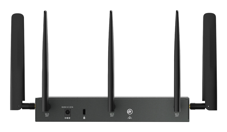 TP-Link Omada ER706WP-4G wireless router Gigabit Ethernet Dual-band (2.4 GHz / 5 GHz) Black