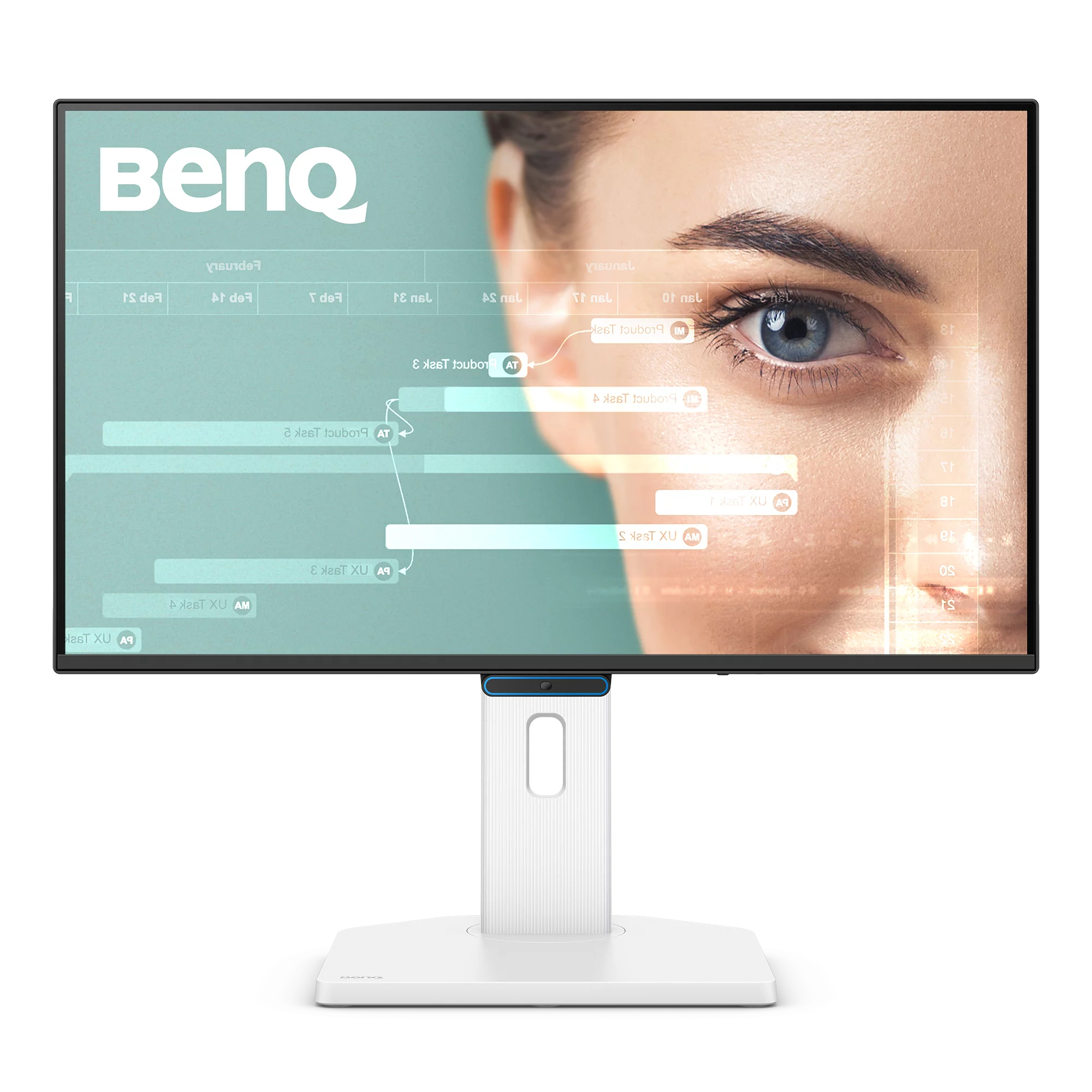 BenQ GW2490TC Monitor PC 61 cm (24) 1920 x 1080 Pixel Full HD LED Nero, Bianco