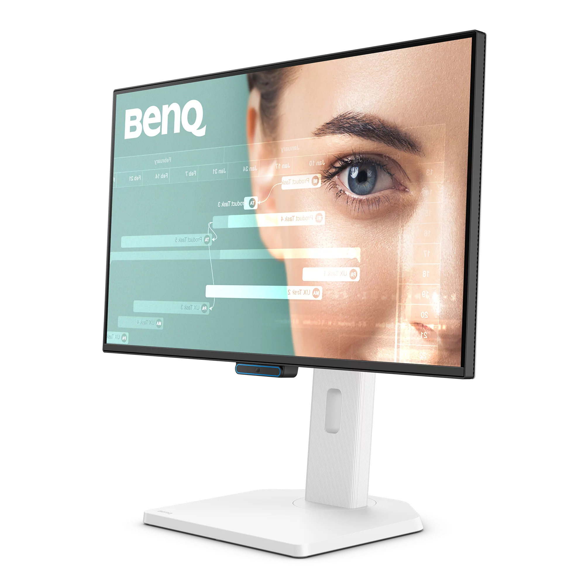 BenQ GW2490TC Monitor PC 61 cm (24) 1920 x 1080 Pixel Full HD LED Nero, Bianco