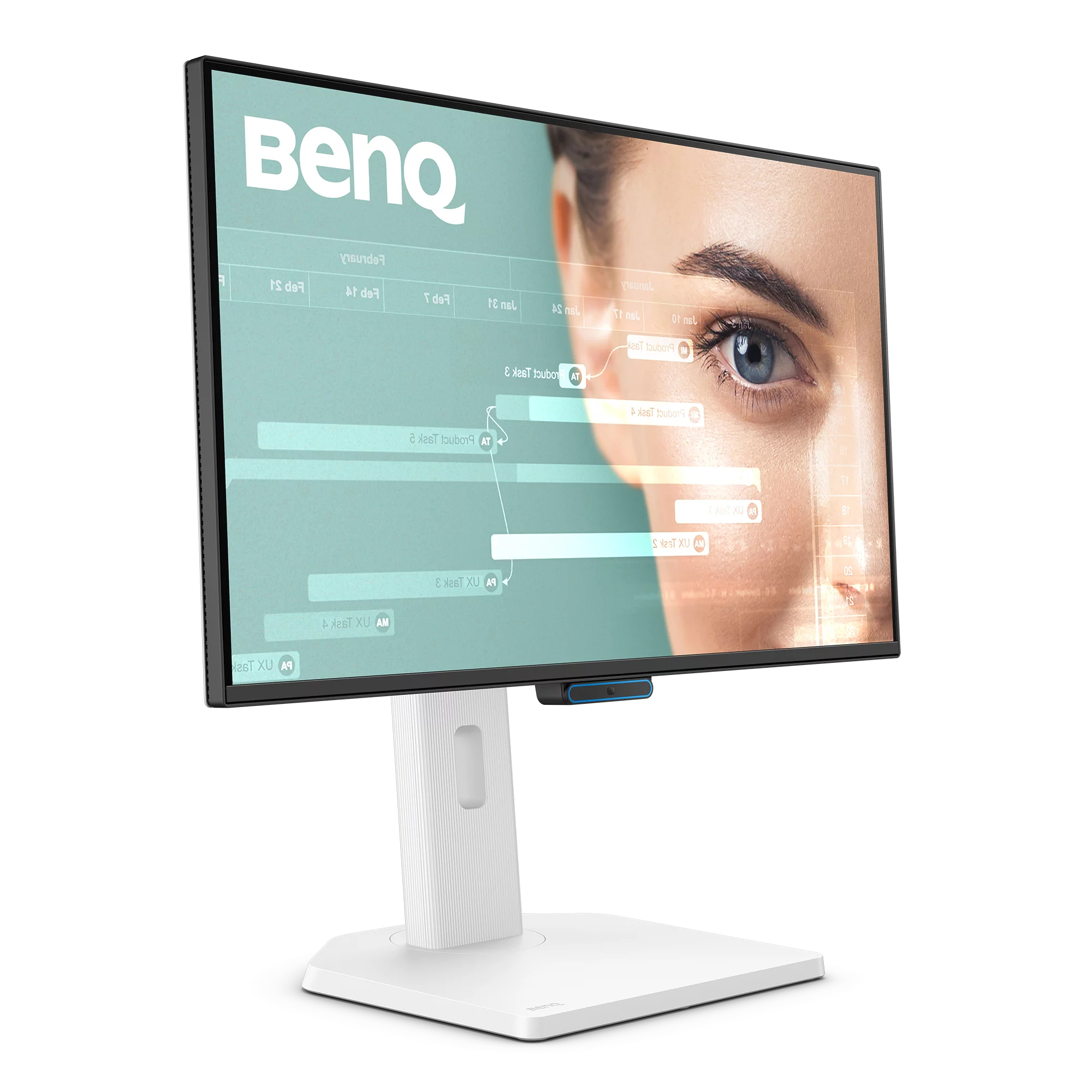BenQ GW2490TC Monitor PC 61 cm (24) 1920 x 1080 Pixel Full HD LED Nero, Bianco