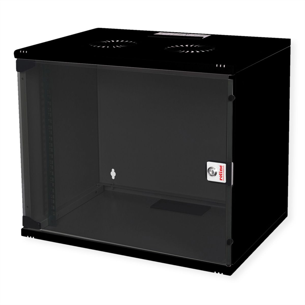 ROLINE Basic - Geh�use - Set, 540x400 BxT - geeignet f�r Wandmontage - RAL 9005, Jet Black - 7U - 48.3 cm (19)