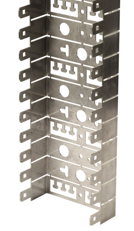 EFB Elektronik LSA-Montagewanne, 50 Module, T=50 mm, R=25 mm, VPE 2 Stk.