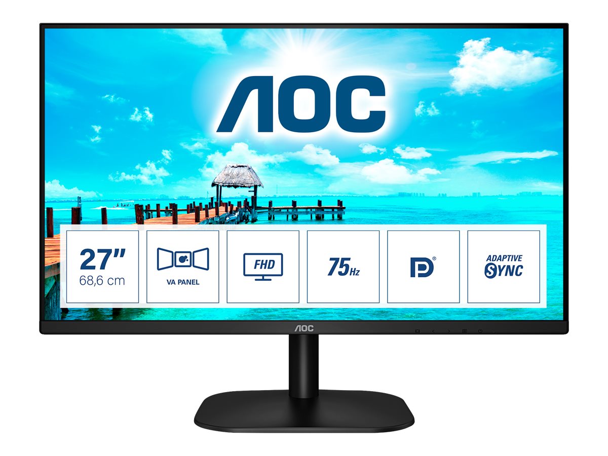 AOC B2 27B2QAM computer monitor 68.6 cm (27) 1920 x 1080 pixels Full HD LED Black