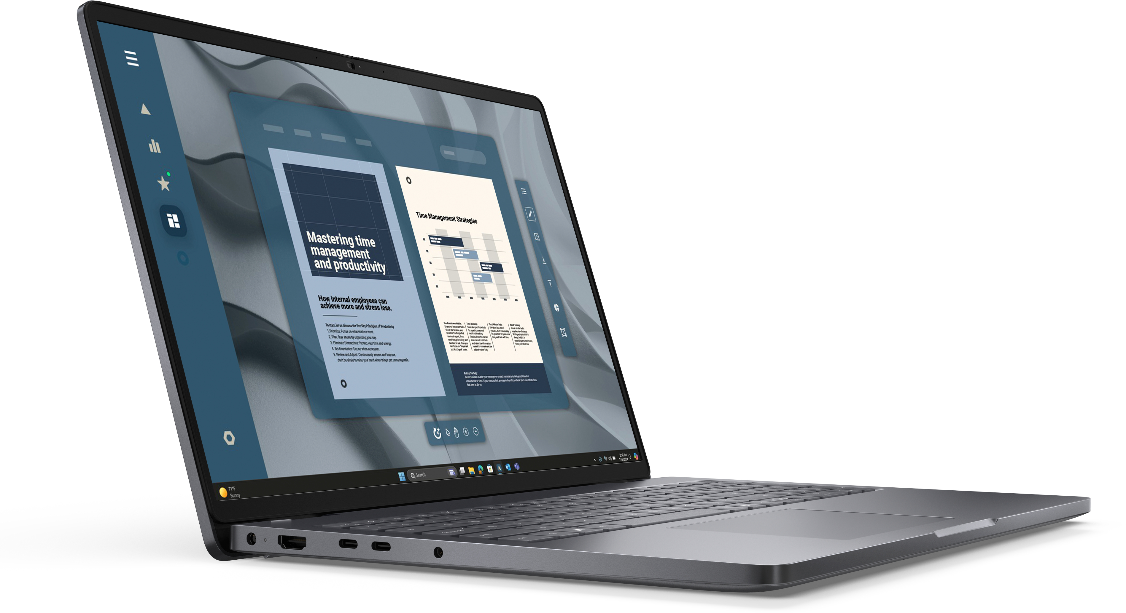 DELL Pro 16 PC16255 AMD Ryzen 5 220 Port�til 40,6 cm (16) Full HD+ 16 GB DDR5-SDRAM 512 GB SSD Wi-Fi 6E (802.11ax) Windows 11 Pro Negro Internacional de EE.UU.
