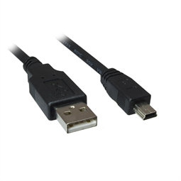 Sharkoon 4044951015566 c�ble USB 1 m USB 2.0 USB A Mini-USB B Noir