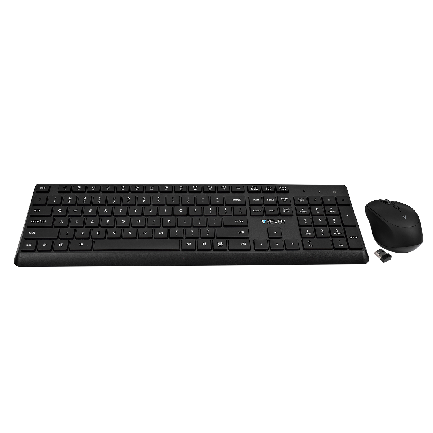 V7 Pro Wireless Keyboard Mouse US - Tastatur - QWERTY