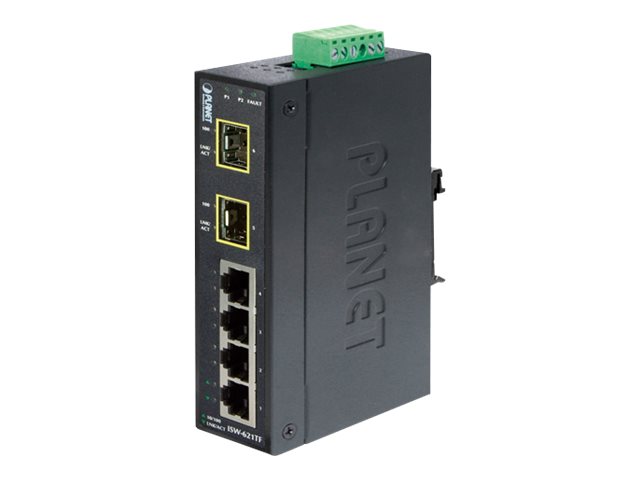 Planet ISW-621TF - Switch - 4 x 10/100 + 2 x SFP