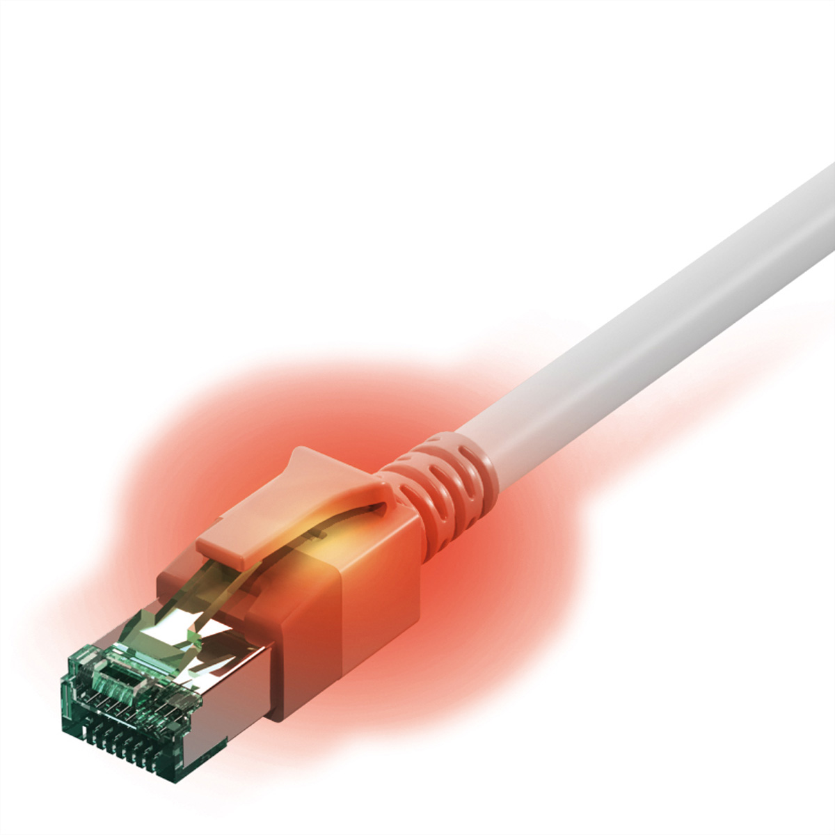 EasyLan Sacon 442627,100 - 1 m - Cat6a - S/FTP (S-STP) - RJ-45 - RJ-45