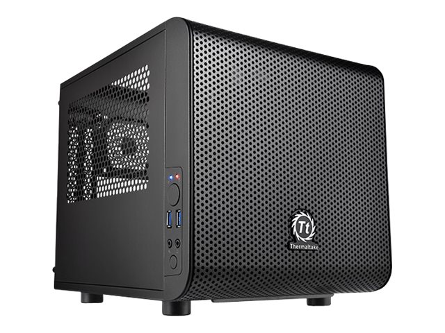 Thermaltake Core V1 - Tower - Mini-ITX - Seitenteil mit Fenster