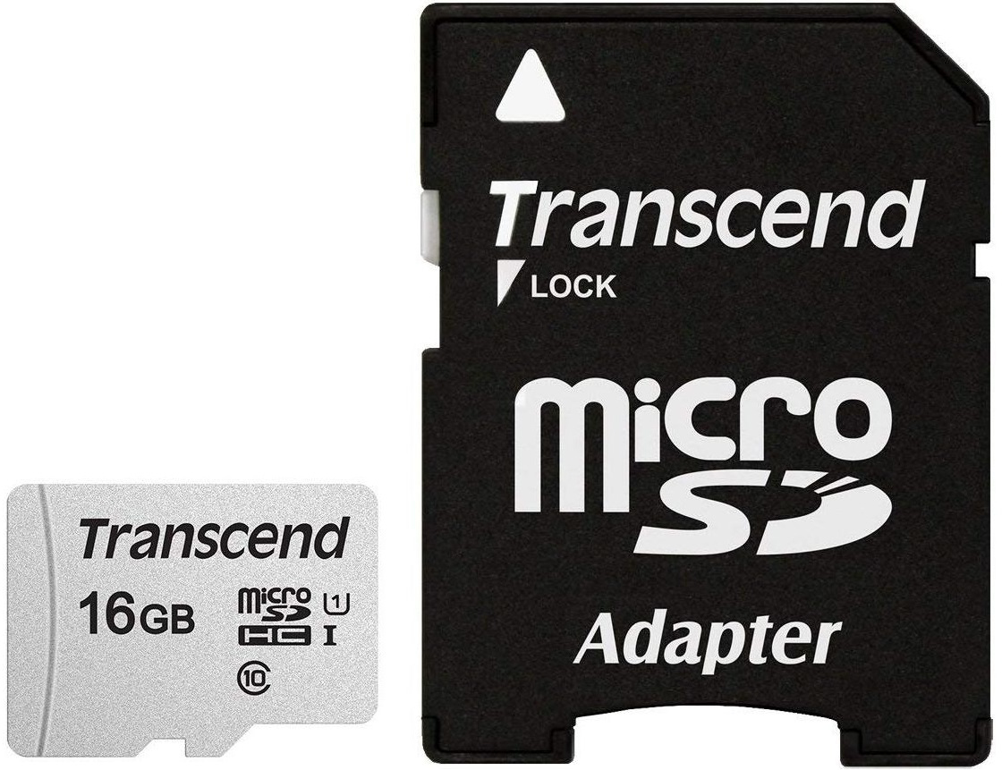 Transcend 300S - Flash-Speicherkarte (Adapter inbegriffen)