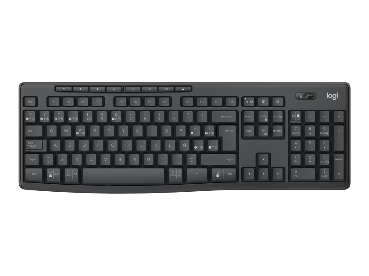 Logitech MK370 Combo for Business keyboard Mouse included RF Wireless + Bluetooth QWERTY Nordic Graphite