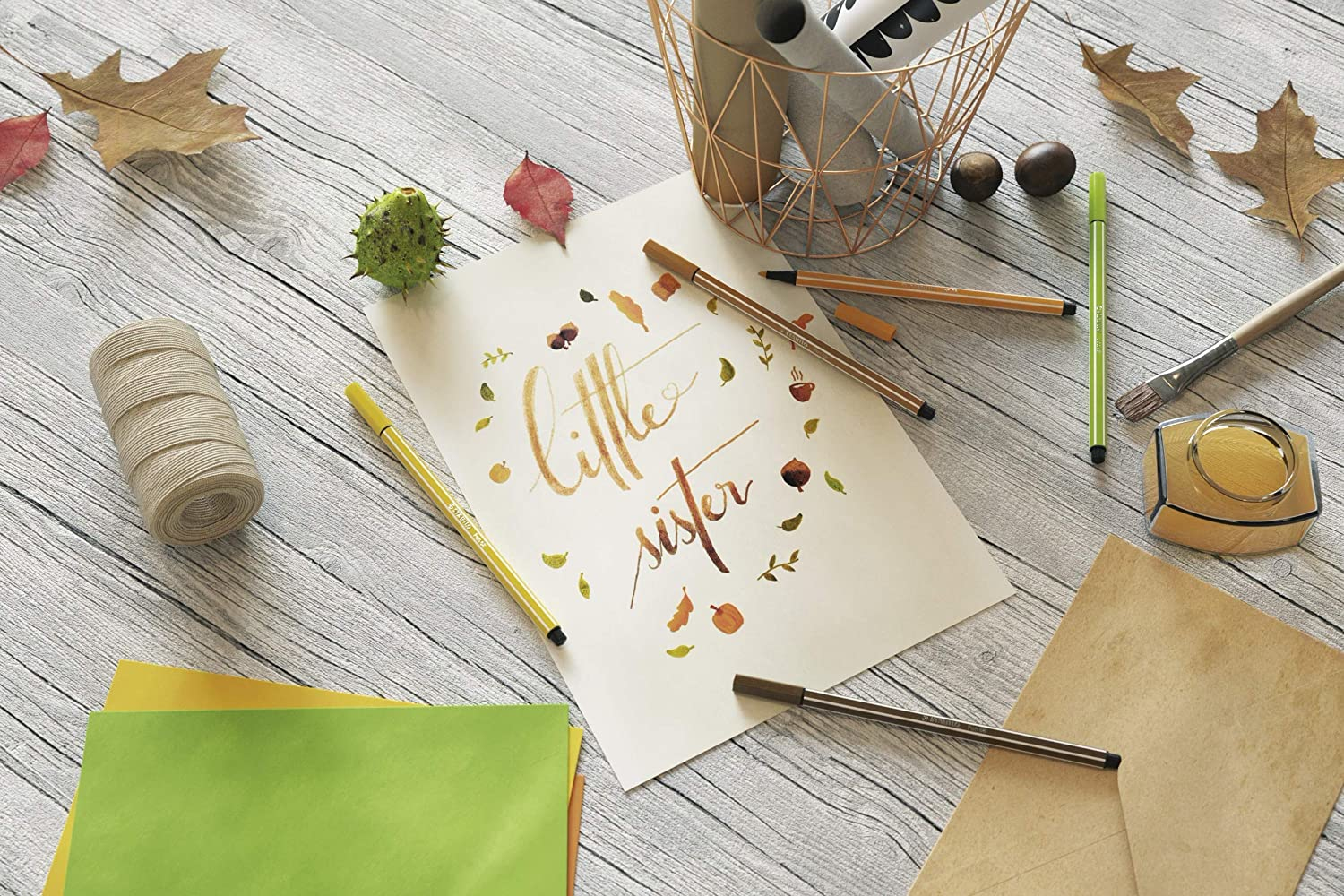 STABILO Pen 68 - Medium - 20 Farben - Mehrfarben - 1 mm - 24 h - Tinte auf Wasserbasis