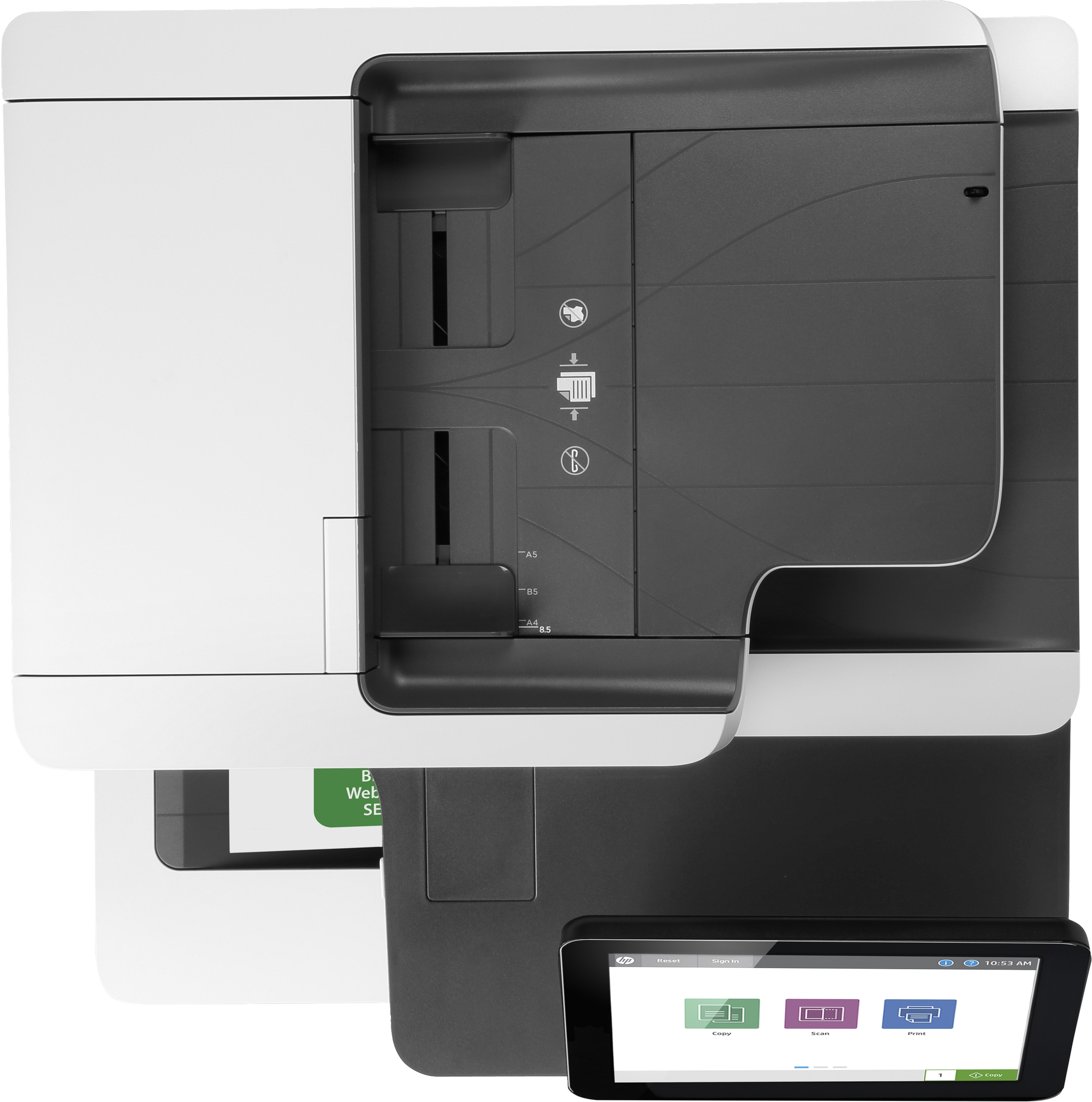 HP Color LaserJet Enterprise Imprimante multifonction M578dn, Impression, copie, numrisation, tlcopie (en option), Impression recto-verso; Chargeur automatique de documents de 100 feuilles; co-nergtique