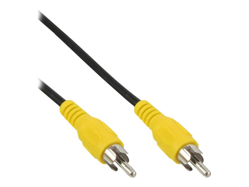 InLine 89937E c�ble video composite 7 m RCA Noir