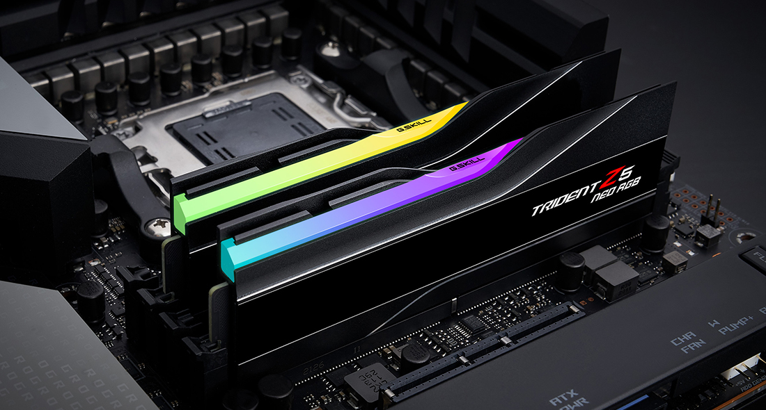 G.Skill RAM Trident Z5 Neo RGB - Kit - 6000 UDIMM CL30 - 32 GB - DDR5