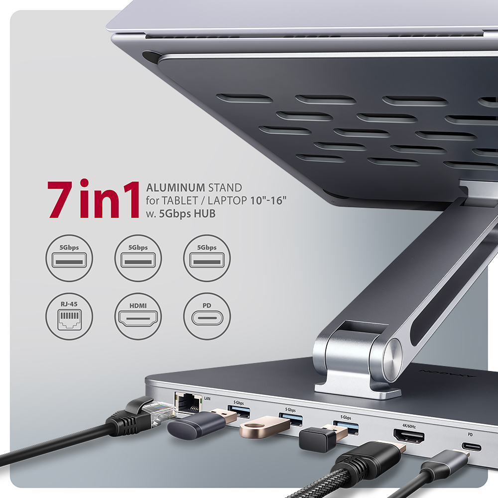 Axagon Nicht kategorisiert Cablato USB 3.2 Gen 1 (3.1 Gen 1) Type-C Argento