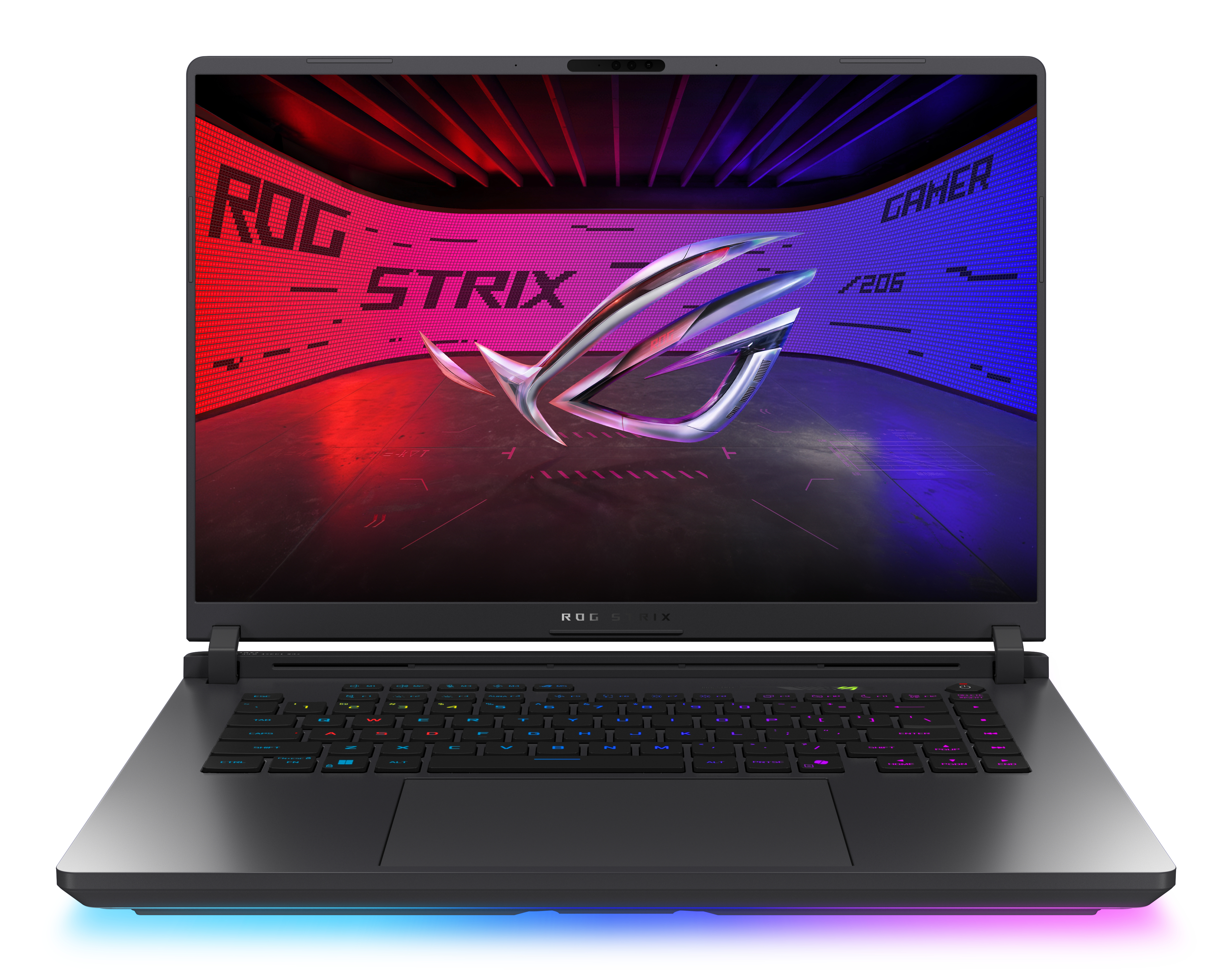 ASUS ROG Strix G16 G615LR-S5278W Intel Core Ultra 9 275HX Ordinateur portable 40,6 cm (16) WQXGA 32 Go DDR5-SDRAM 1 To SSD NVIDIA GeForce RTX 5070 Ti Wi-Fi 7 (802.11be) Windows 11 Home Allemand Noir, Vert, Gris