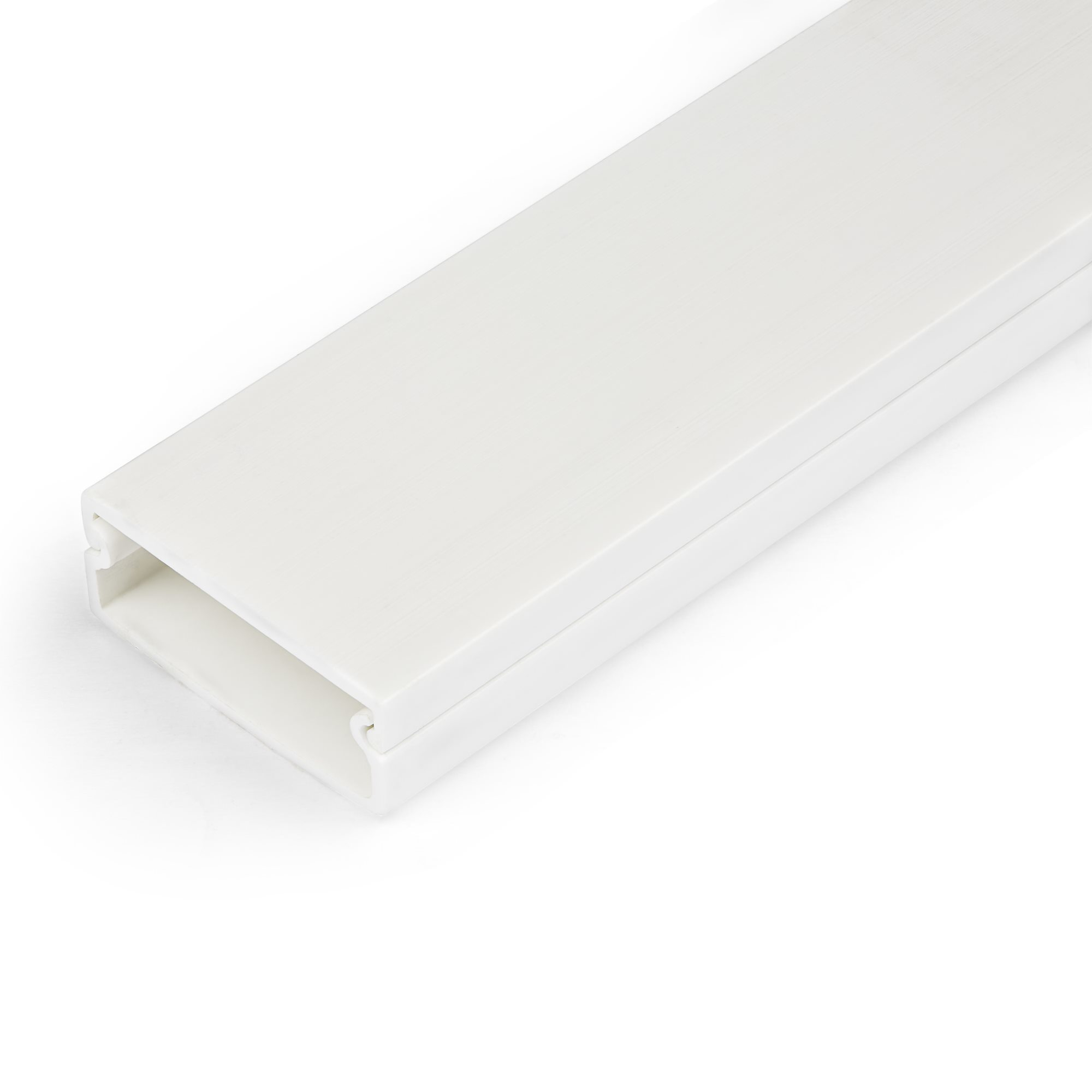StarTech.com Canaleta Slida de Gestn de Cableado con Cinta Adhesiva y Tapa, 32 mm An x 11 mm Al - 1 m Lar, Cubierta de PVC o Conducto de Pared para Cables de Red o Alimentacin - Para un Mximo de 12 Cables - UL