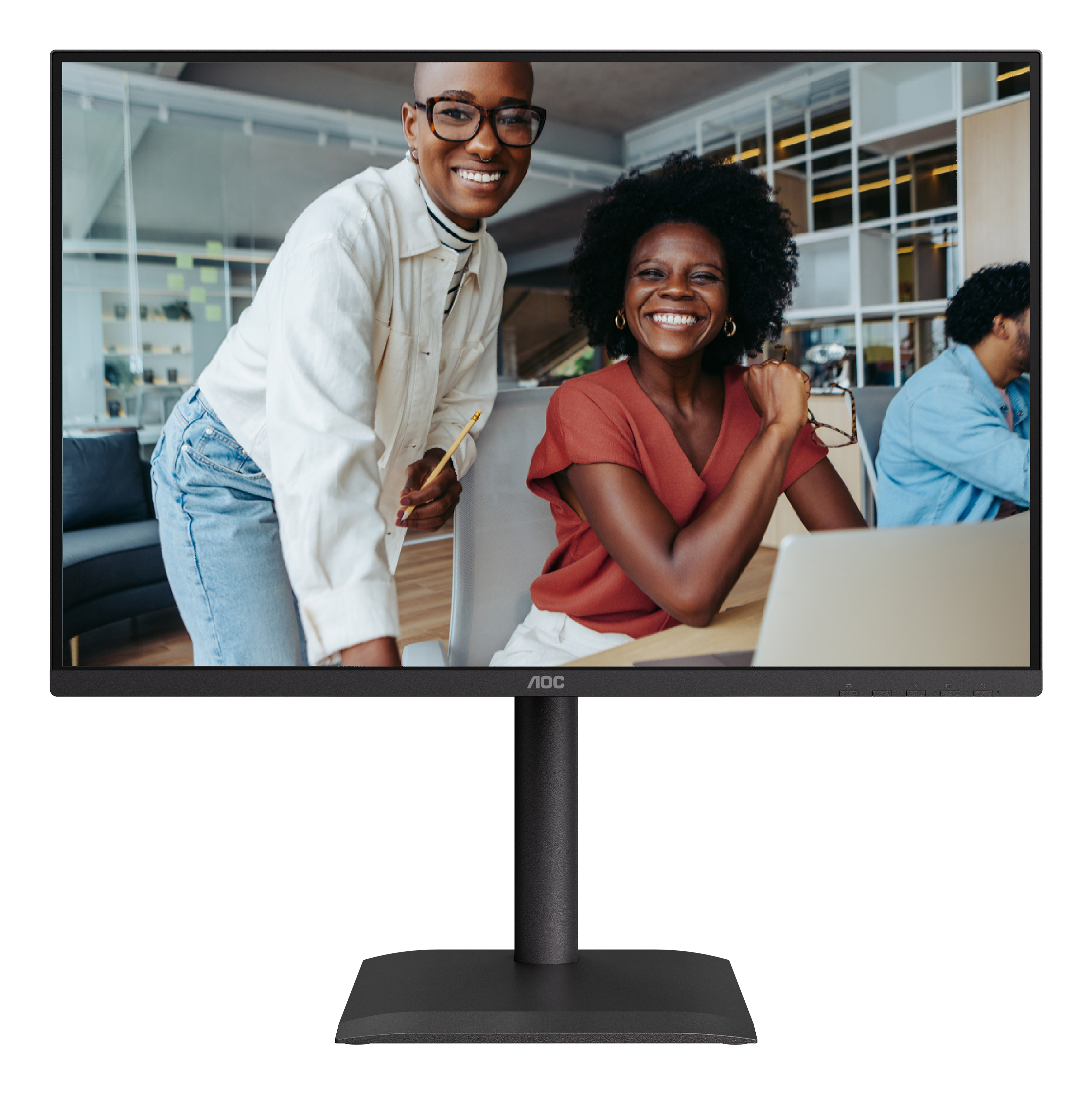 AOC E4 X24E4U computer monitor 61 cm (24) 1920 x 1200 pixels Full HD LED Black