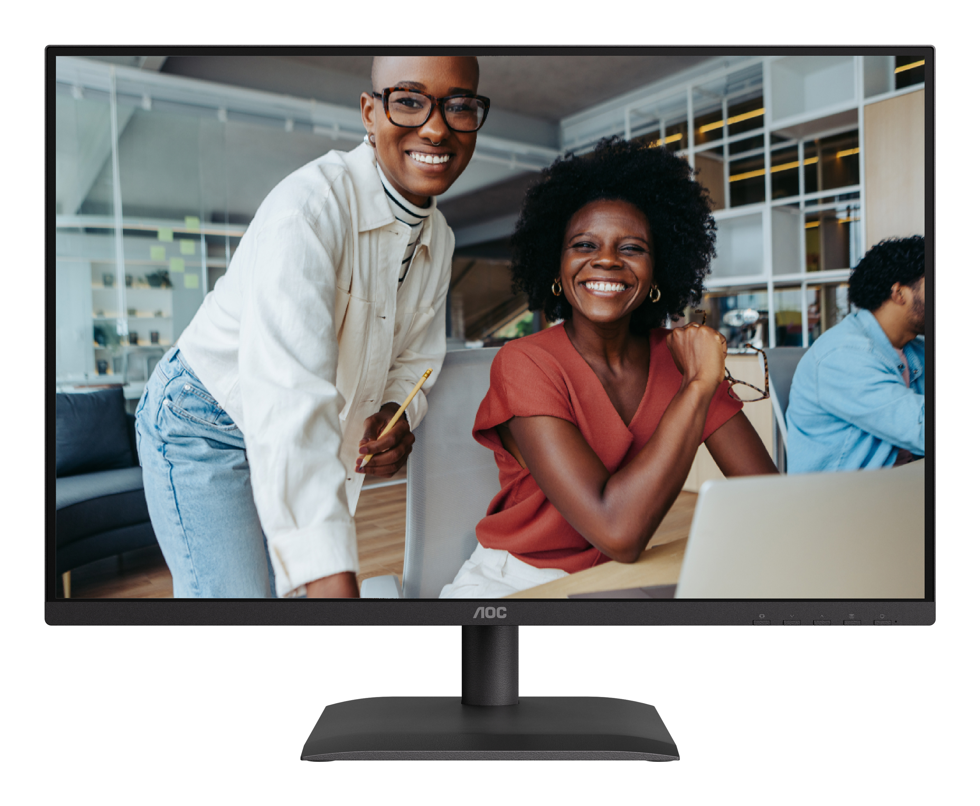 AOC E4 X24E4U computer monitor 61 cm (24) 1920 x 1200 pixels Full HD LED Black