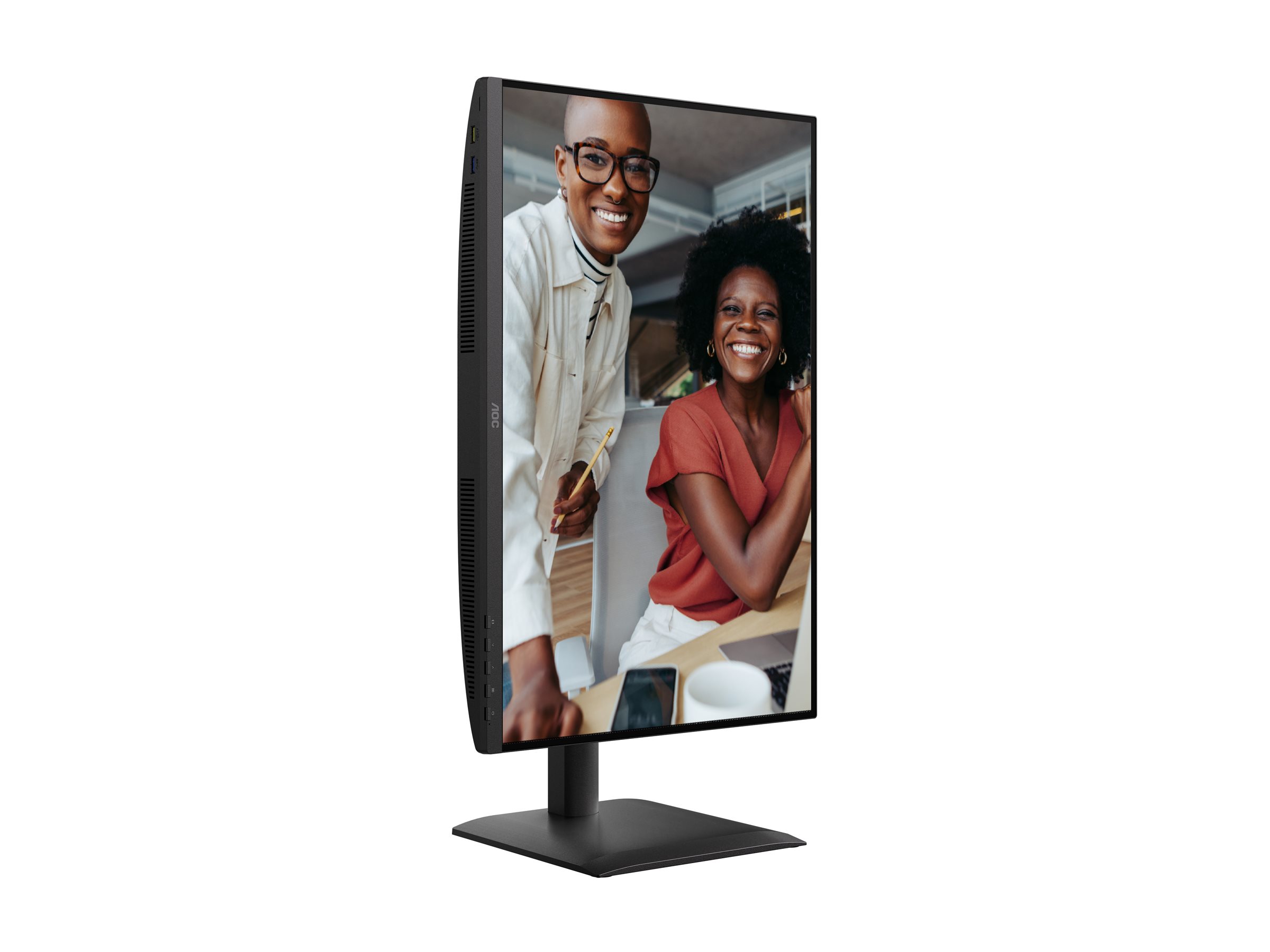 AOC E4 X24E4U computer monitor 61 cm (24) 1920 x 1200 pixels Full HD LED Black