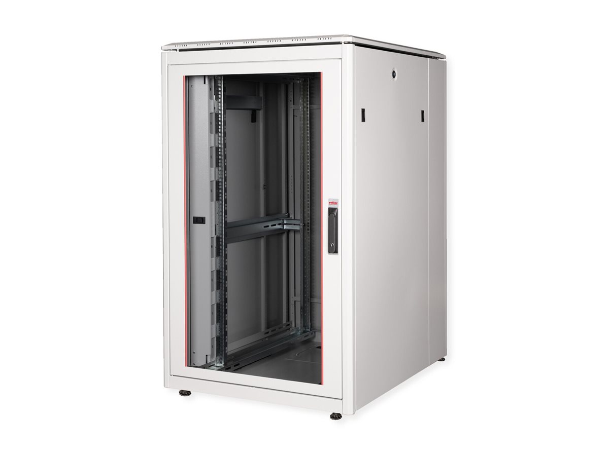 ROLINE Pro - Schrank Netzwerkschrank - mit Glast�r, 800 x 1000 mm (B x T)
