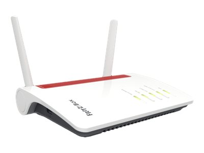 FRITZ!Box 6850 LTE router inal�mbrico Gigabit Ethernet Doble banda (2,4 GHz / 5 GHz) 4G Rojo, Blanco
