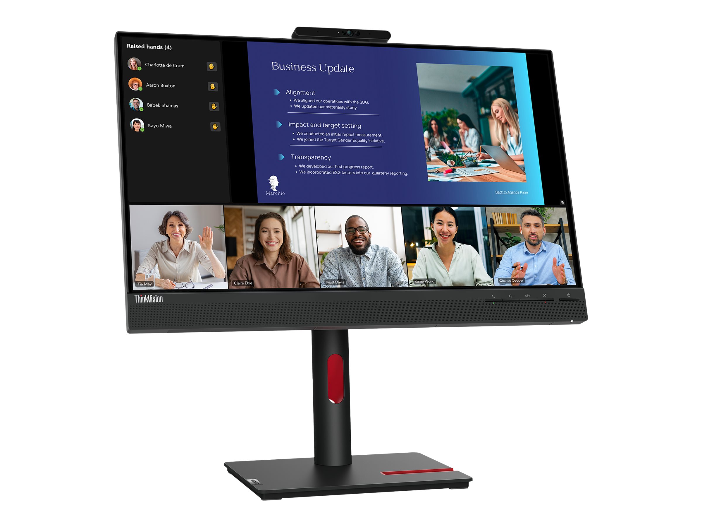 Lenovo ThinkVision T24v-30 - LED-Monitor - 61 cm (24)
