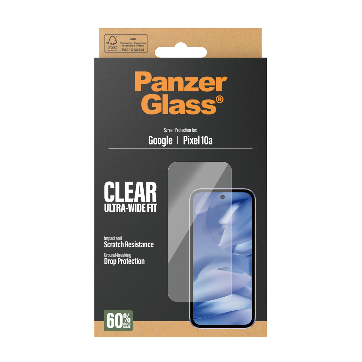 PanzerGlass Bildschirmschutz f�r Handy - ultrabreite