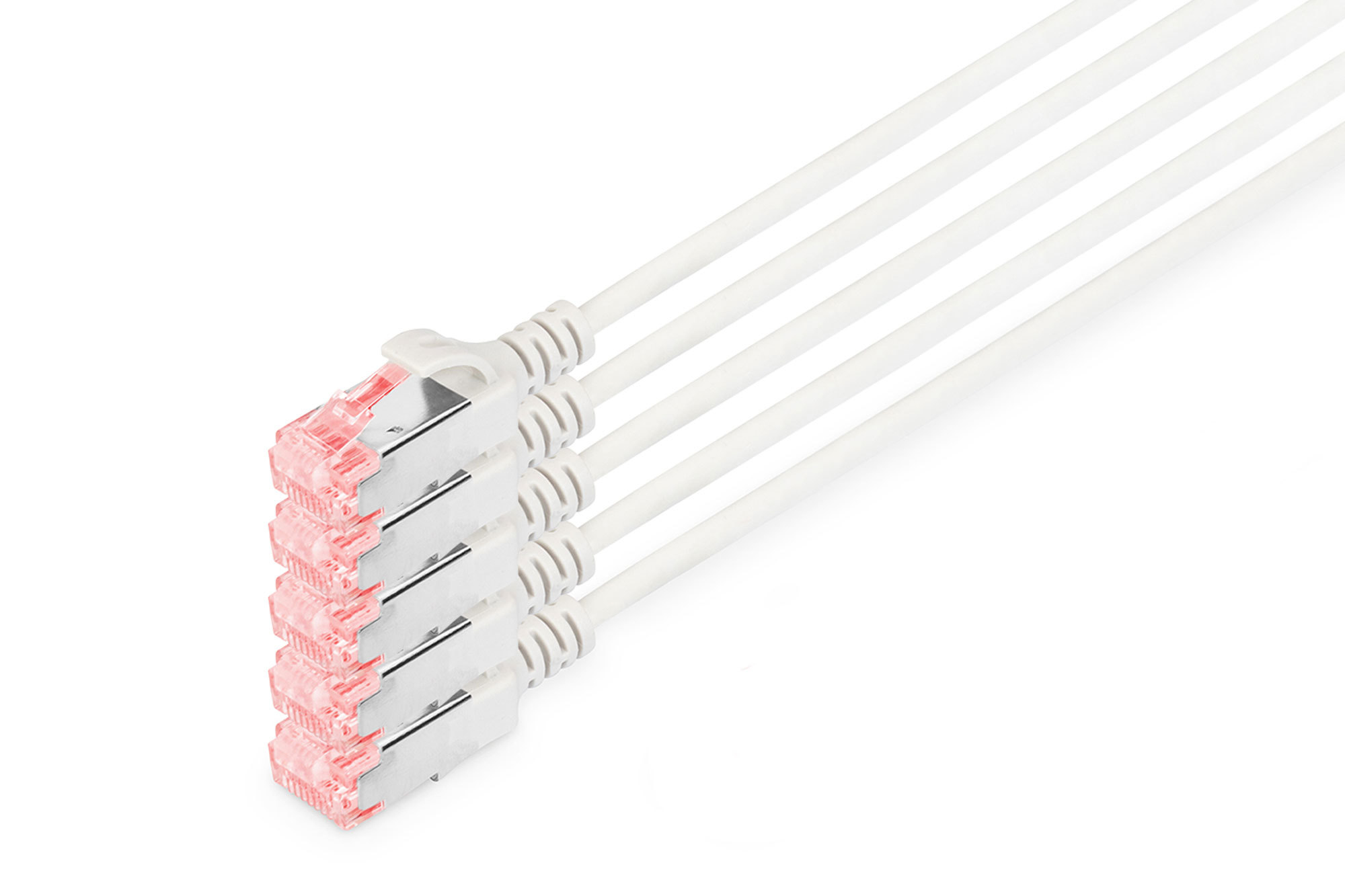 Digitus Cavo patch slim CAT 6 U/FTP, 5 pezzi