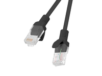 Lanberg PCU5-10CC-0050-BK - 0,5 m - Cat5e - U/UTP (UTP) - RJ-45 - RJ-45 - Schwarz