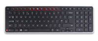 Contour Design Balance teclado Universal RF inal�mbrica + USB AZERTY Franc�s Negro