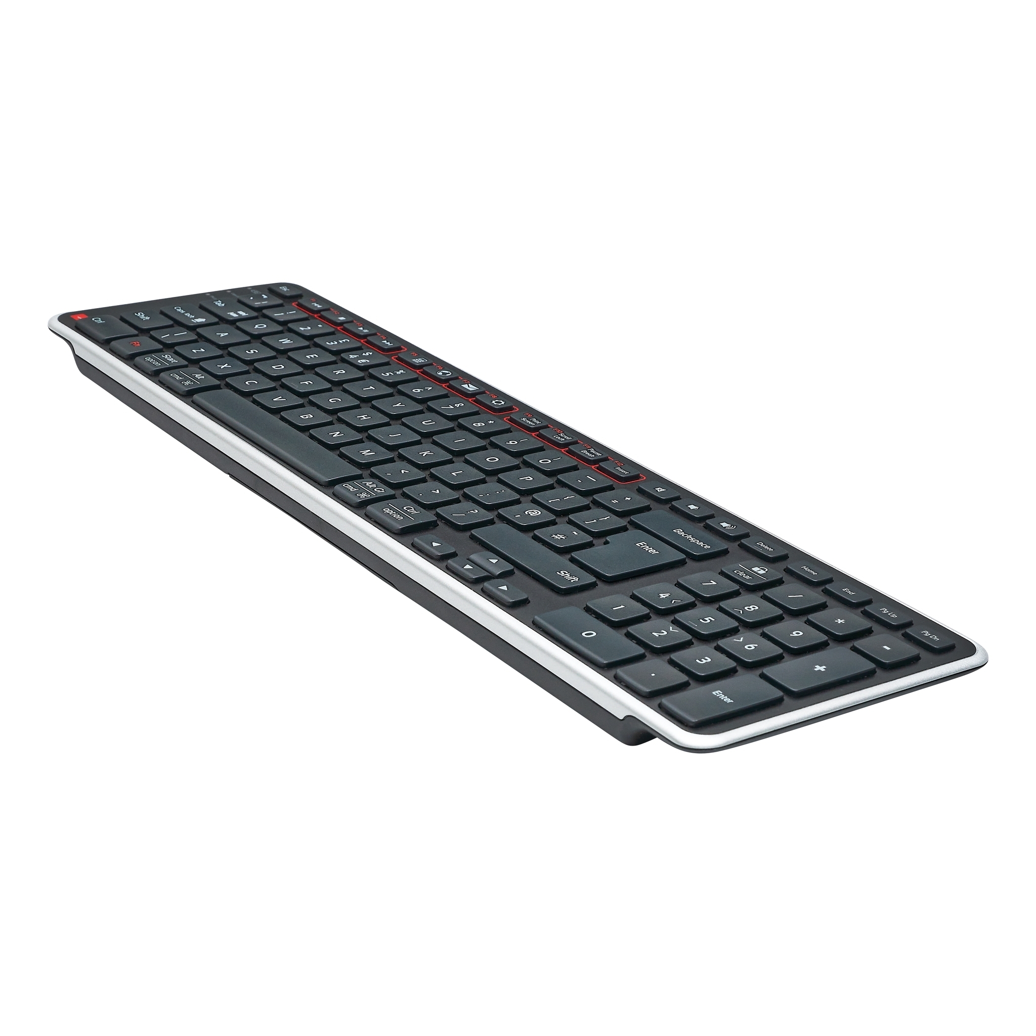 Contour Design Balance teclado Universal RF inal�mbrica + USB AZERTY Franc�s Negro