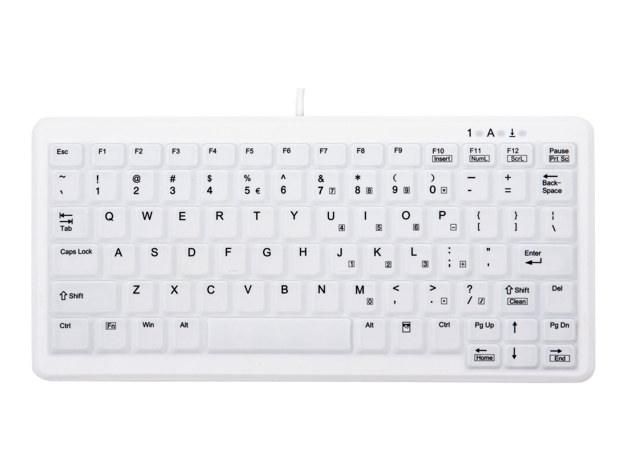 CHERRY AK-C4110 keyboard USB QWERTY US English White