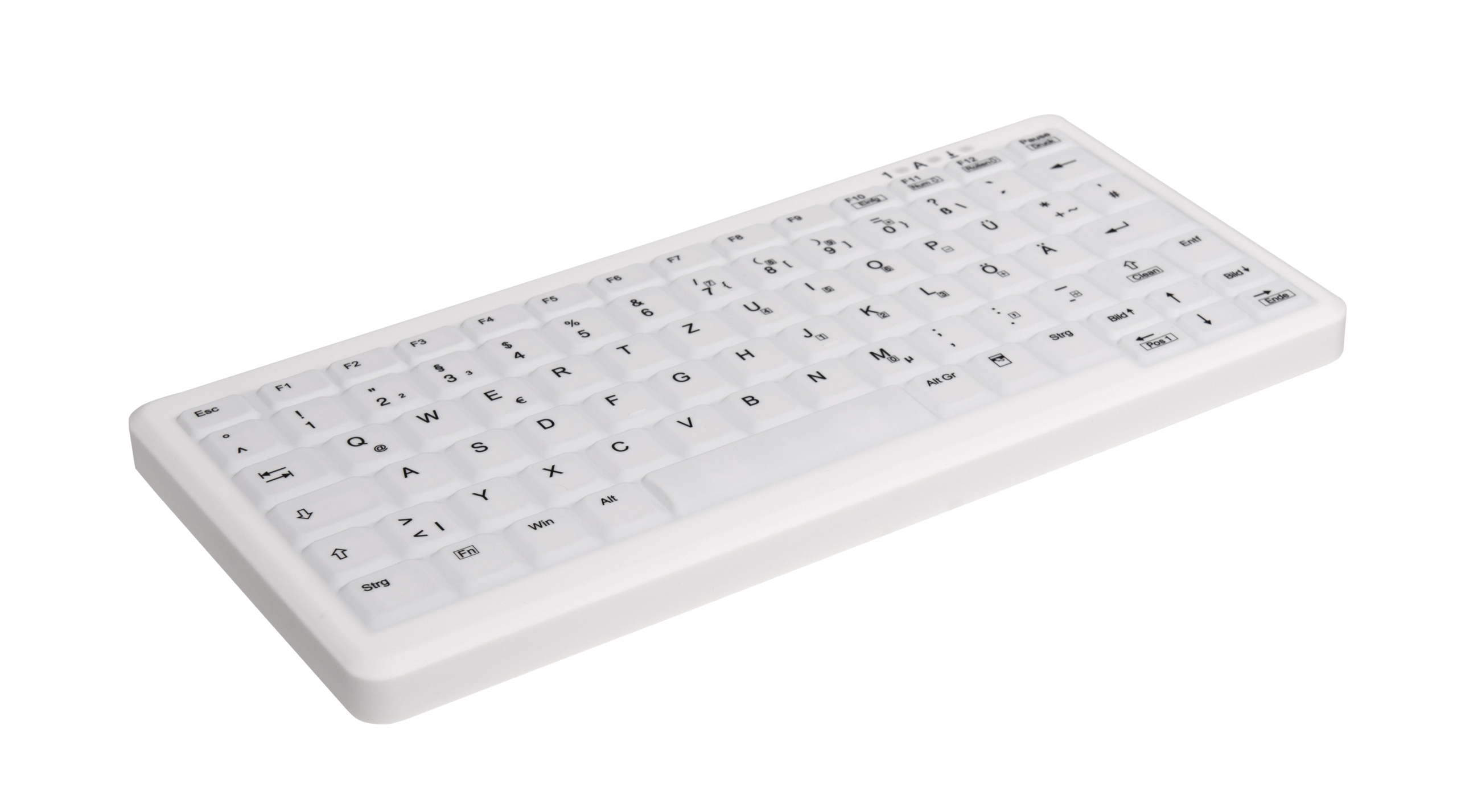 CHERRY AK-C4110 teclado USB QWERTY Ingl�s de EE. UU. Blanco