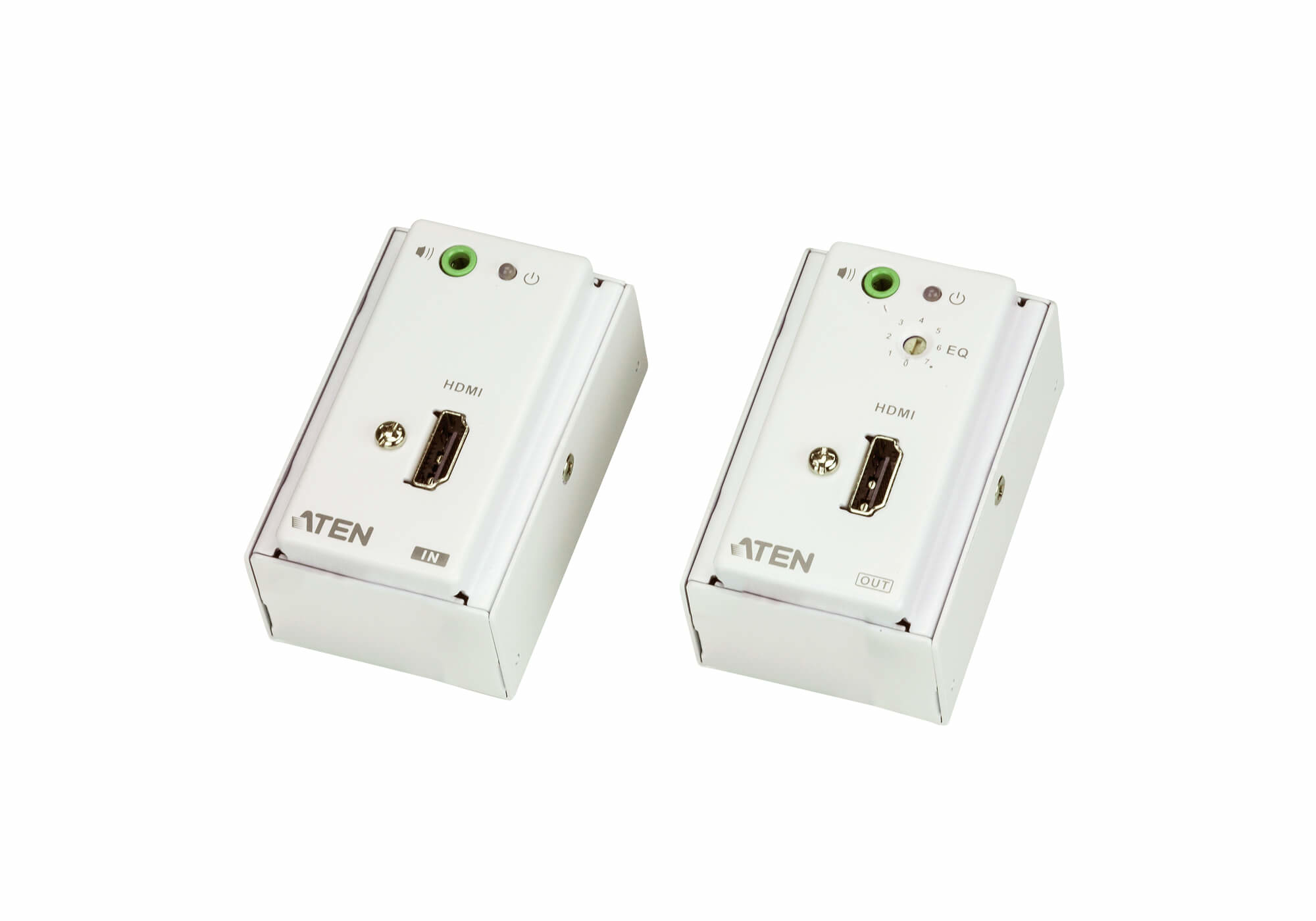 ATEN VE807 extension audio/video �metteur et r�cepteur AV Blanc