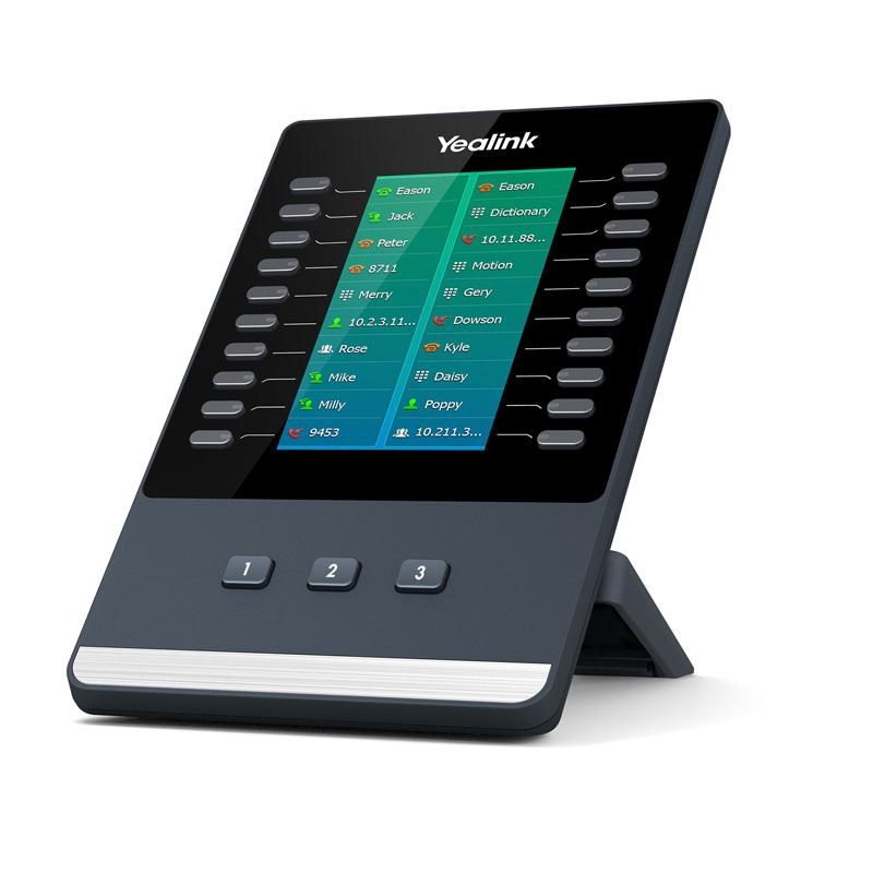 Yealink EXP50 IP m�dulo adicional (add-on) Negro, Gris 23 botones
