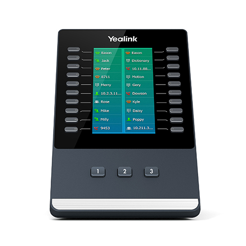 Yealink EXP50 IP m�dulo adicional (add-on) Negro, Gris 23 botones