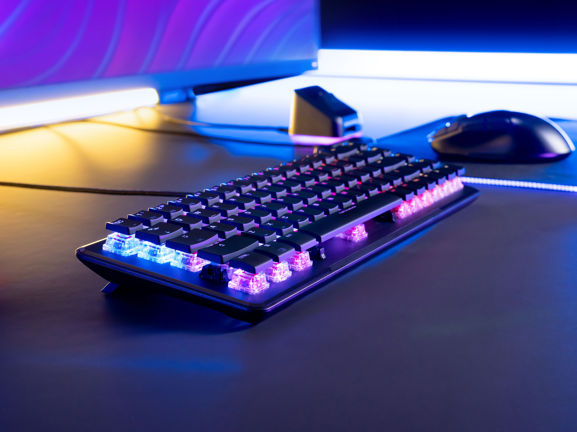 Turtle Beach Vulcan II Mini tastiera Gaming USB QWERTY Tedesco Nero