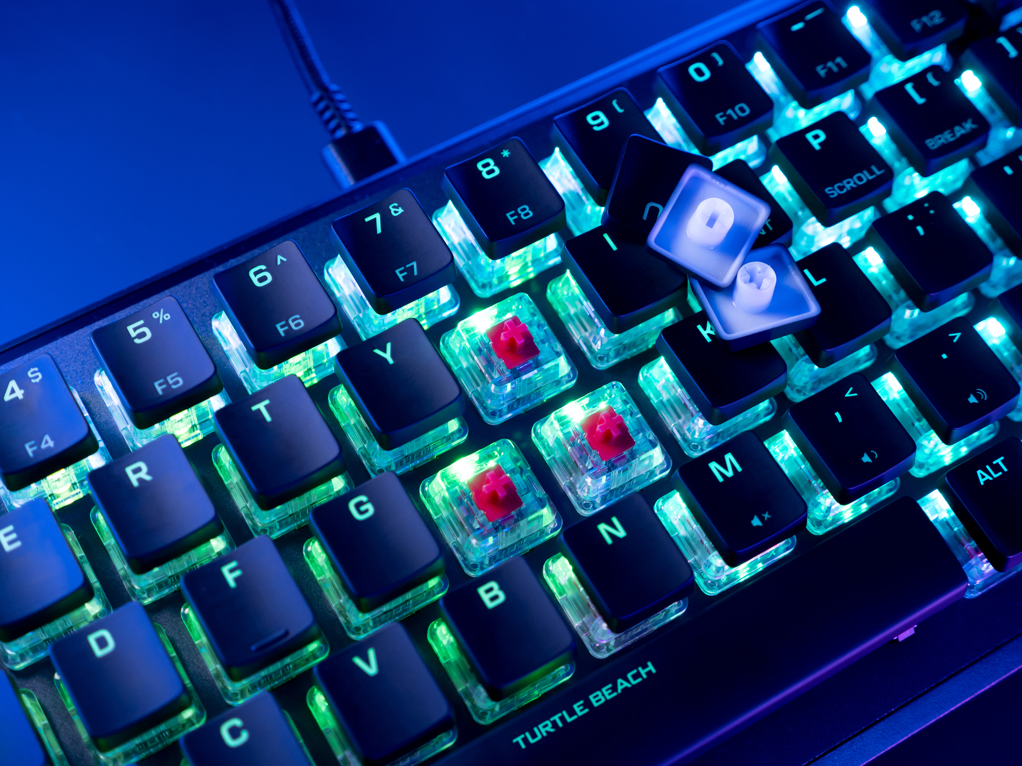 Turtle Beach Vulcan II Mini tastiera Gaming USB QWERTY Tedesco Nero