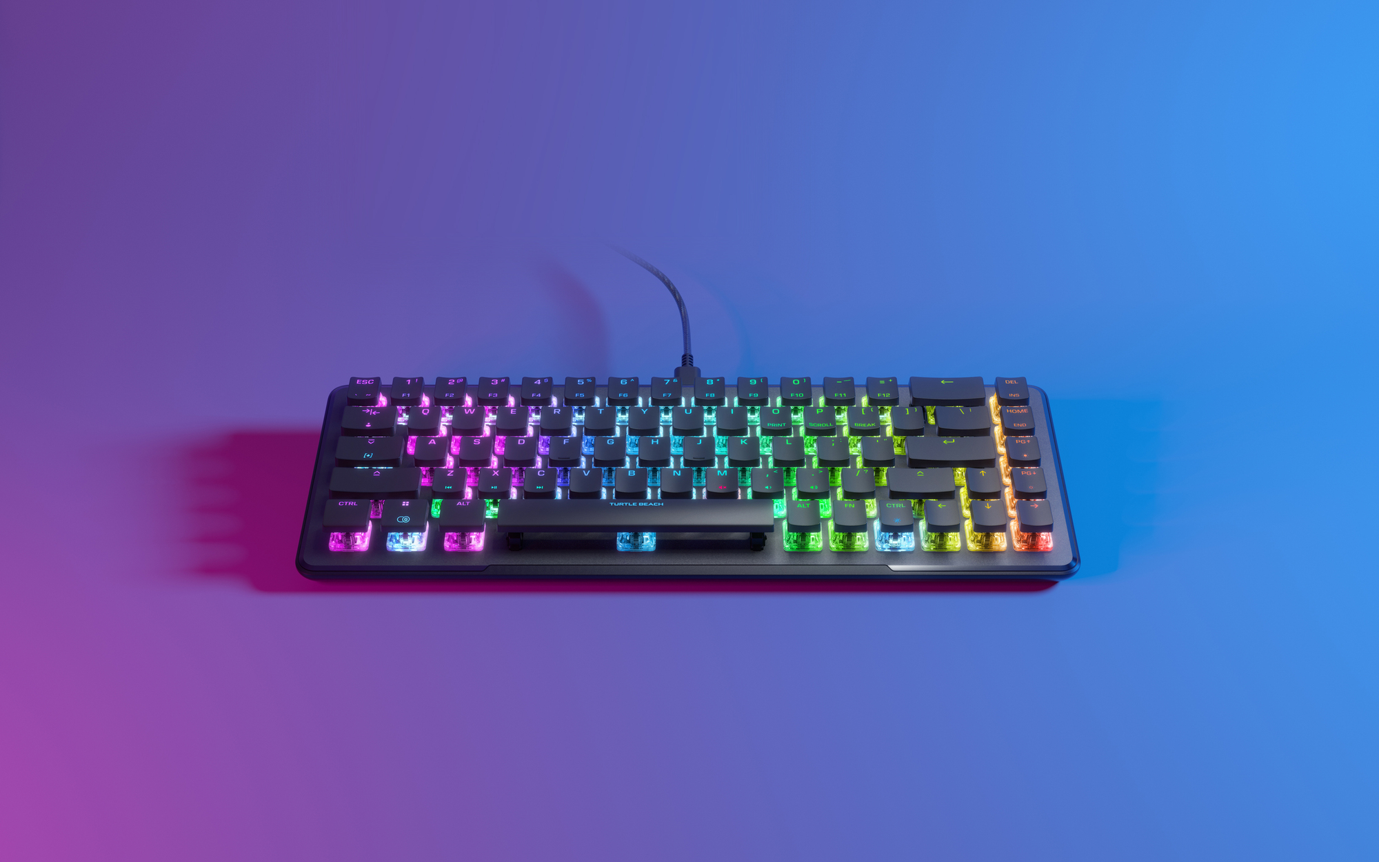 Turtle Beach Vulcan II Mini tastiera Gaming USB QWERTY Tedesco Nero