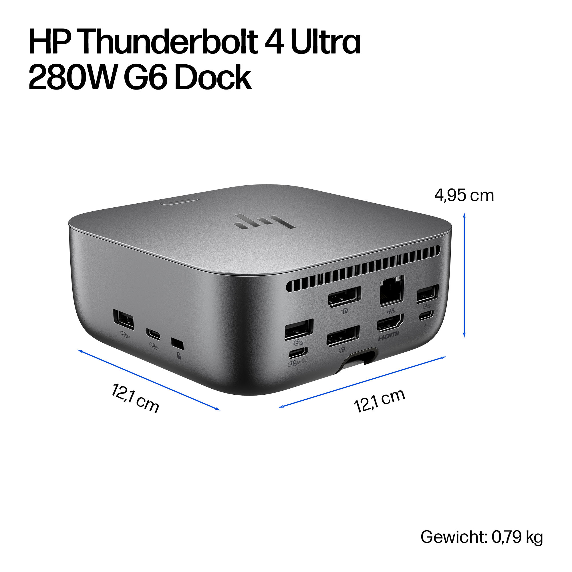HP Base de acoplamiento Thunderbolt 4 Ultra de 280 W G6