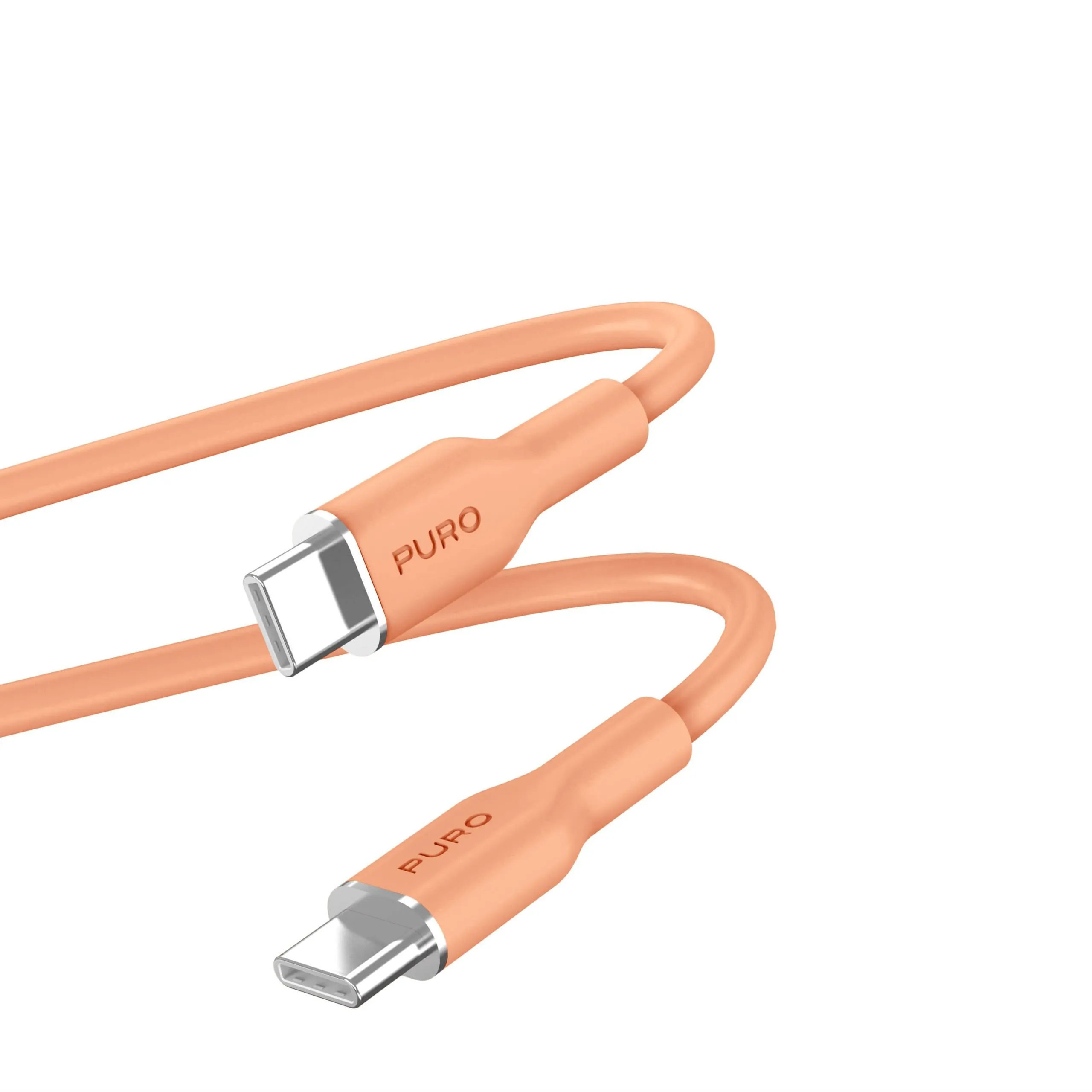 PURO PUUSBCUSBCICONLORA cable USB 1,5 m USB 3.2 Gen 1 (3.1 Gen 1) USB C Naranja