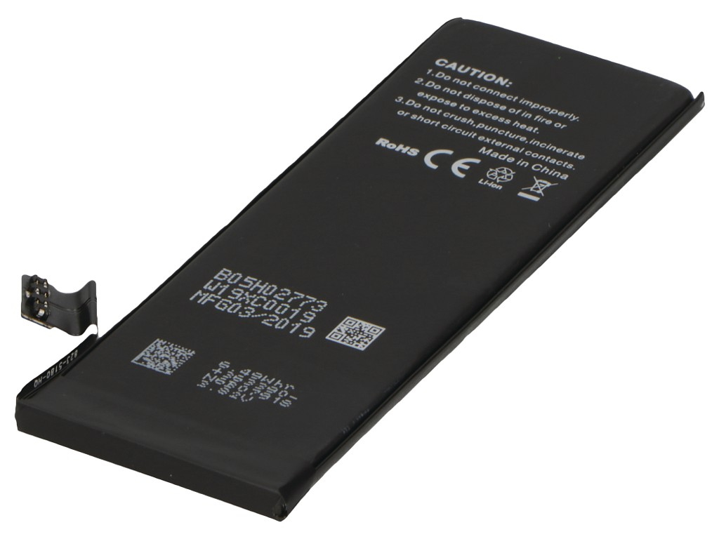 2-power PSA Parts MBI0169AW - Akku - Apple - iPhone 5S - Schwarz - Lithium Polymer (LiPo) - 1560 mAh