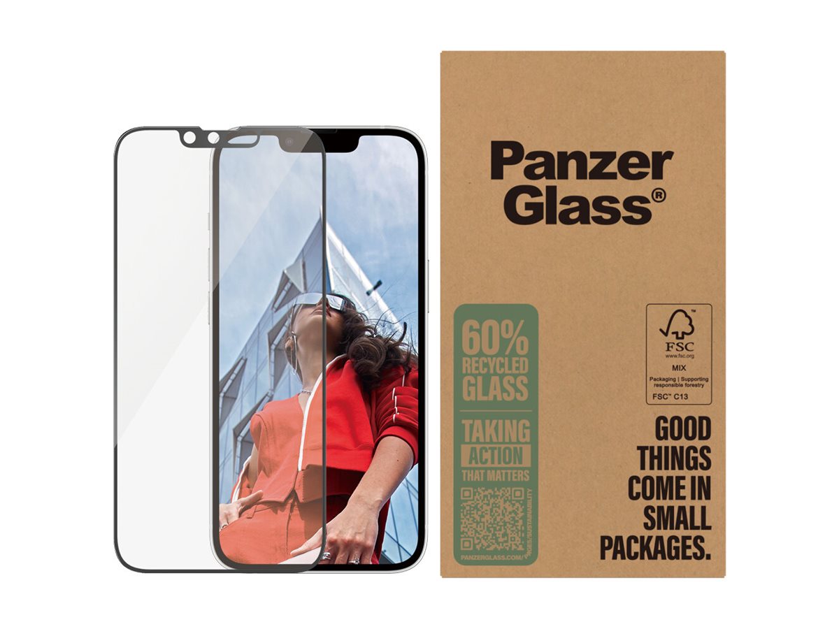 PanzerGlass Bildschirmschutz fr Handy - ultrabreite Passform