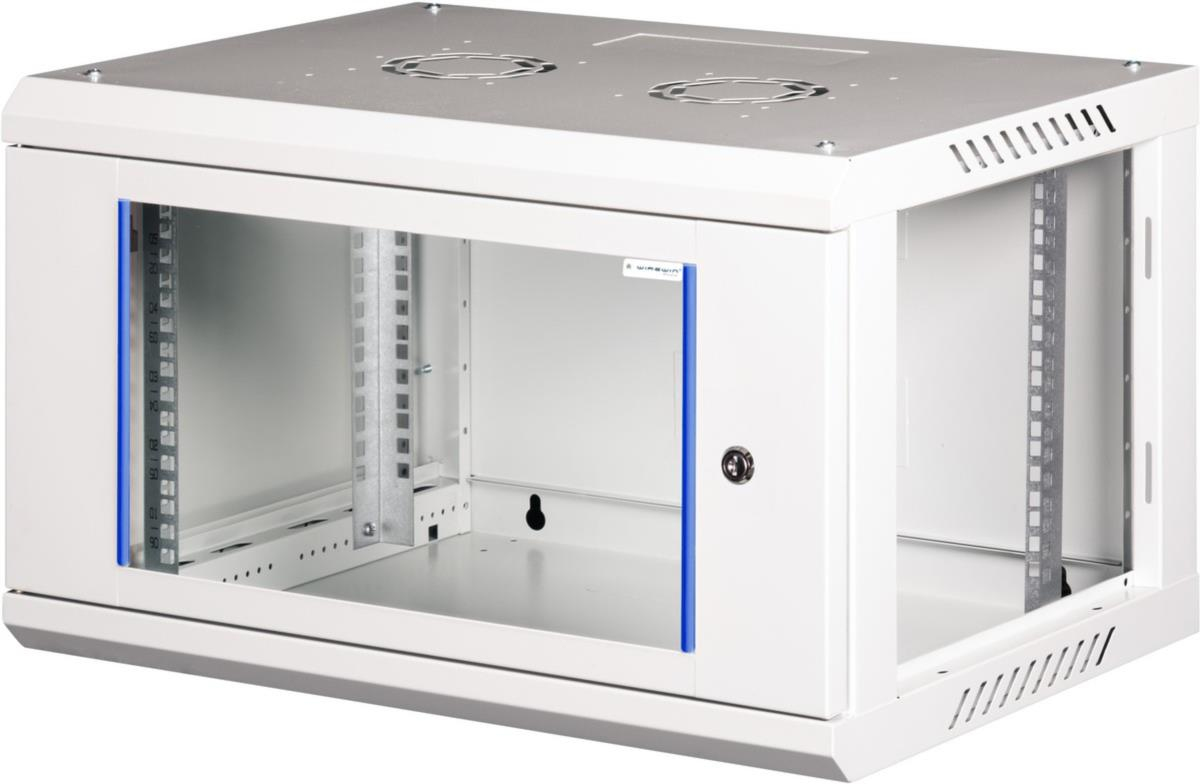 Wirewin 19 Wandschrank einteilig Pro 3rd Generation 600x450mm hellgrau