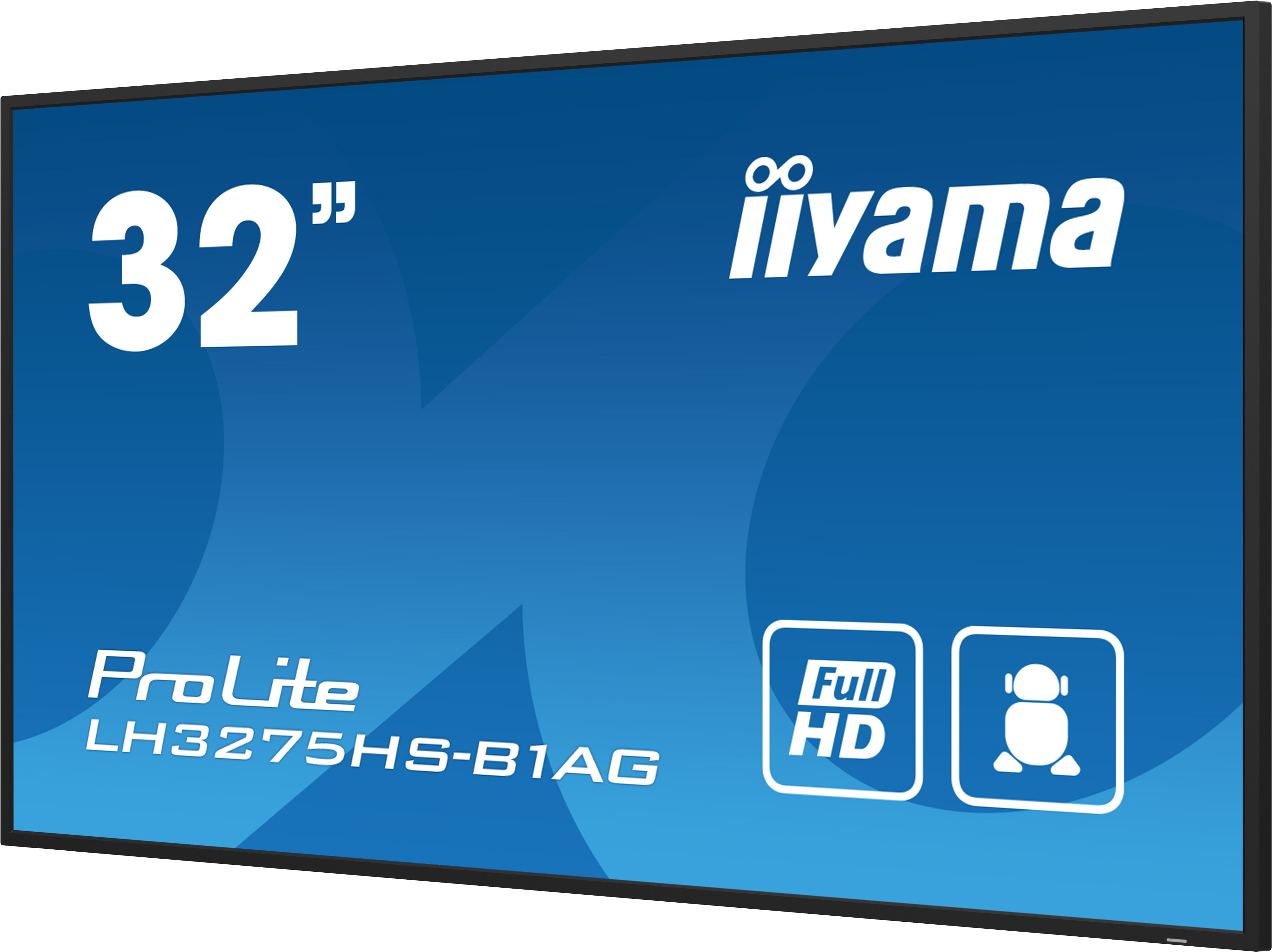 iiyama ProLite Pannello piatto per segnaletica digitale 81,3 cm (32) LCD Wi-Fi 500 cd/m� Full HD Nero Processore integrato Android 11 24/7